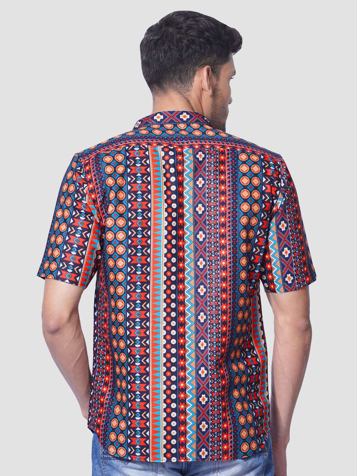 Bedouin Brown Printed Shirt