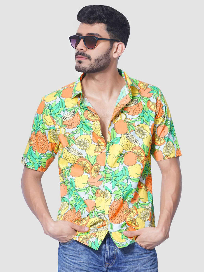 Multicolor Fruitcut Printed Shirt